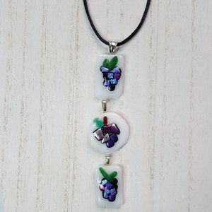 Multiple Dichroic Glass Pendants